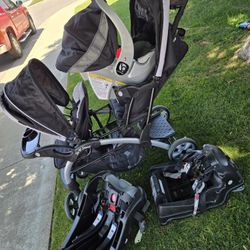 Baby Trend Double Stroller And Car Seat