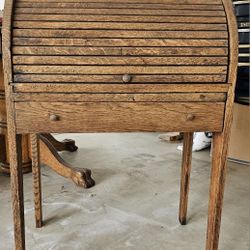 Antique Roll Up Desk