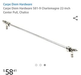 Center pull handle by Carpe Diem Hardware