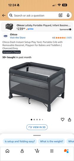 Chicco play yard free