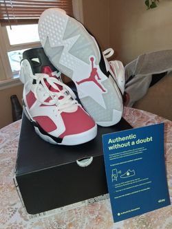 2021 Sz.9 Men's Nike Air Jordan 6 Retro Carmine
