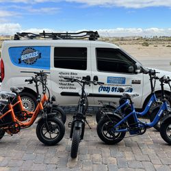  Brand New Q Bear 500 Watt Folding Electric Bikes In Blue , Orange,Gray Colors Available Fully Assembled Ready To Ride $600 Each Delivery Available 