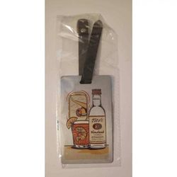 Tito's Vodka Official Taster Metal Luggage Tag 2023 Holiday Promo Gift (Sealed) 