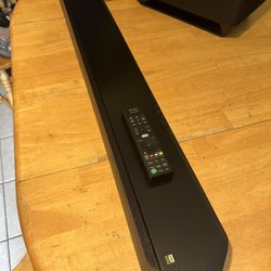 Sony Sound Bar And Wireless Subwoofer 