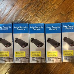 5 Fake Security Camera - Brand New 