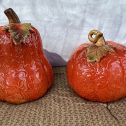 Ceramic Pumpkin And Gourd Decor