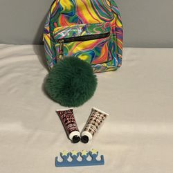 Girls Bundle Mini Backpack Lotions Keychain+ 😍