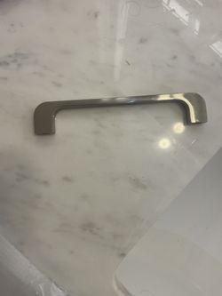 Nickel brush cabinet handles/hardware