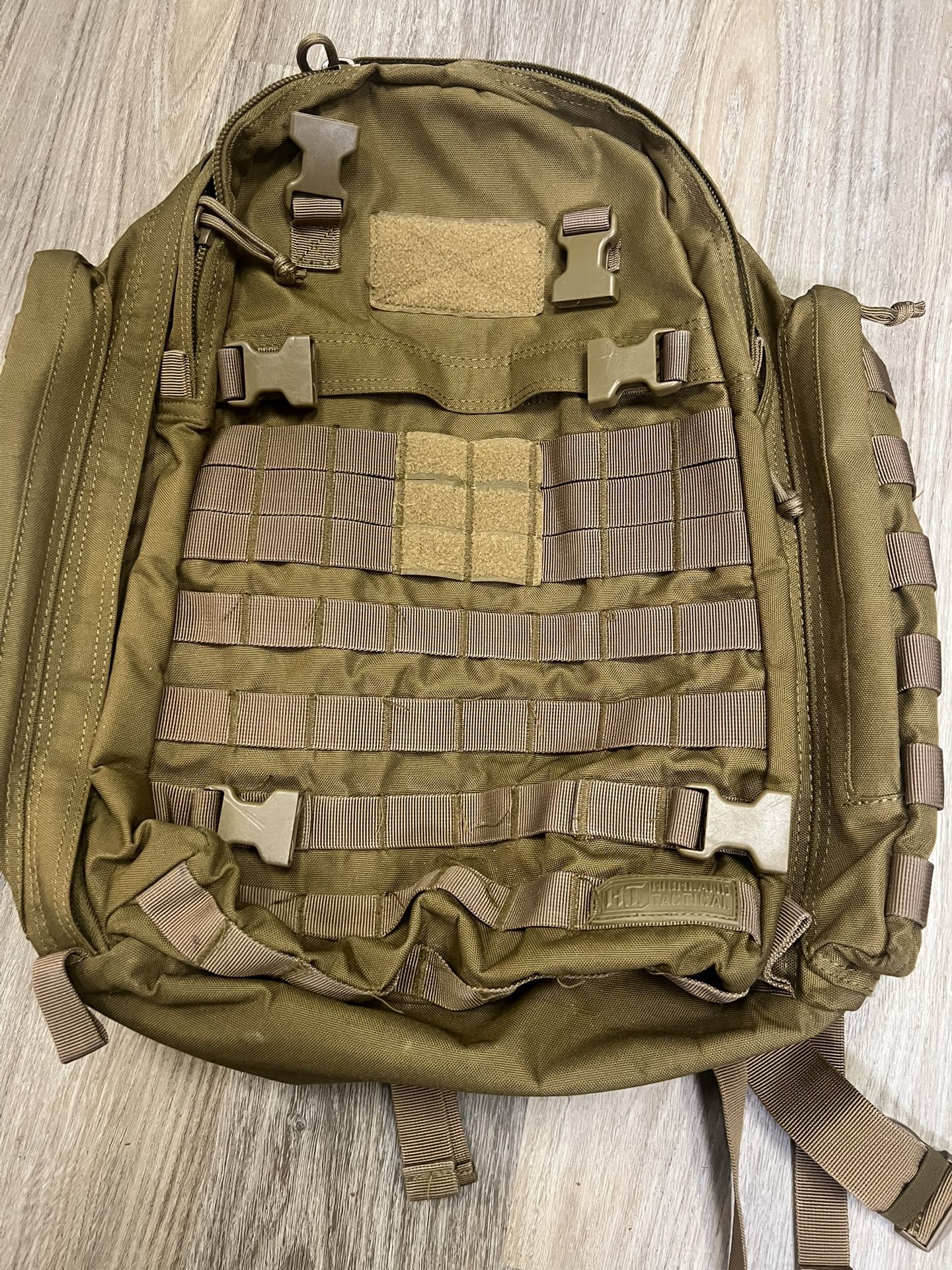 Highland tactical ballistic heavy duty backpack