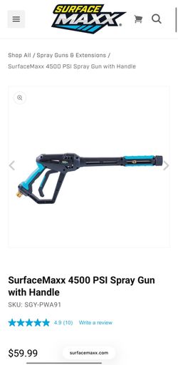 SurfaceMaxx 4500 PSI Spray Gun with Handle