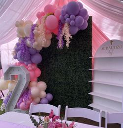 Balloon, Arch And Backdrop