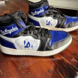 Dodger Fan High Top Shoes