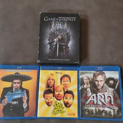 (4) DVDs Game Of Thrones and other series