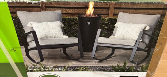 Asher springs 2 online piece rocker set