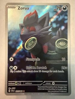 Pokemon TCG Zorua 075/064 Shrouded Fable Holo