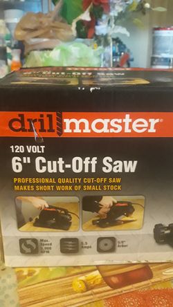 Brand new drill master 6 " cut - off saw