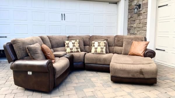Reclining Sectional Sofá 