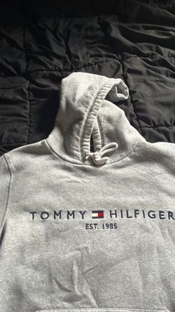 tommy hillfiger large grey hoodie
