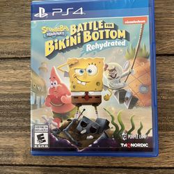 PS4 SpongeBob SquarePants Battle For Bikini Bottom Rehydrated