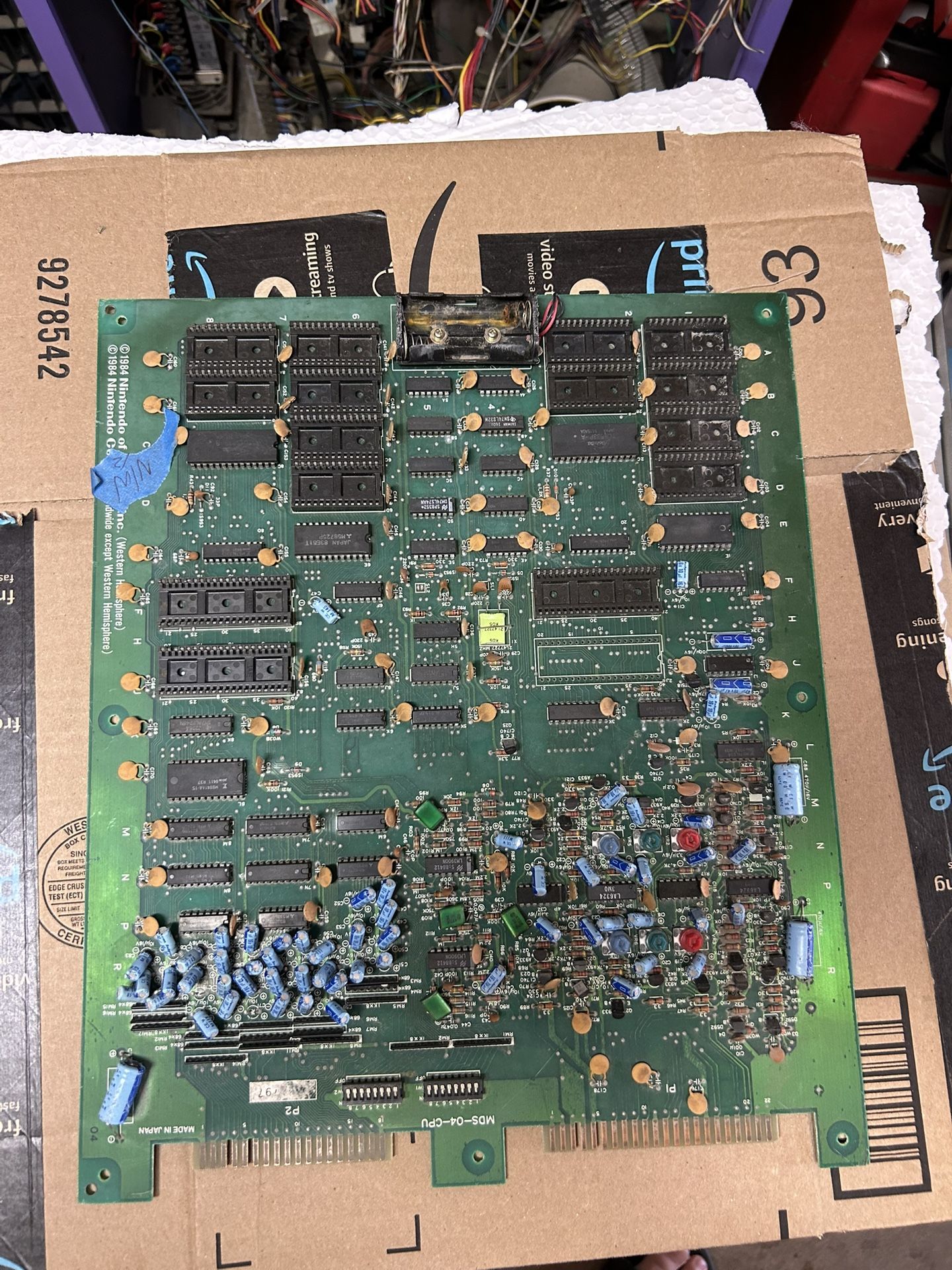 Nintendo Vs System Arcade Pcb Board Not Working