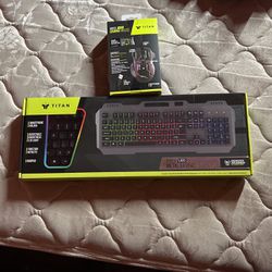 Wired Led Gaming Mouse/ Wired Led Metal Gaming Keyboard