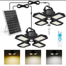 Dual Solar Hanging Lights
