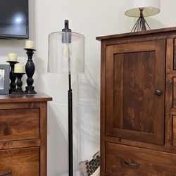 Floor Lamp Meta And Glass