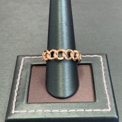 14k Cuban ring Size 9 can resize $799