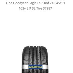 Goodyear LS2 245/40/19 run flat