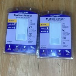 2pack LUTRON MOTION SENSOR LIGHT SWITCH