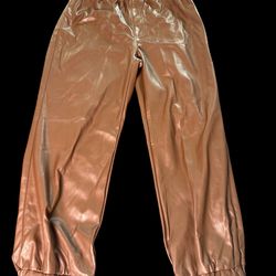 Vegan Leather joggers