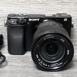 Sony A6100 24.2MP Mirrorless Camera Zeiss Vario-Tessar E 16-70mm ZA OSS T* Lens
