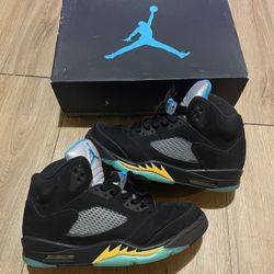 Aqua Jordan 5s