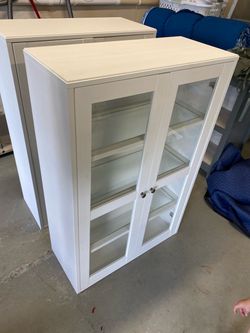 Havsta ikea top *assembled* cabinet glass door and shelves