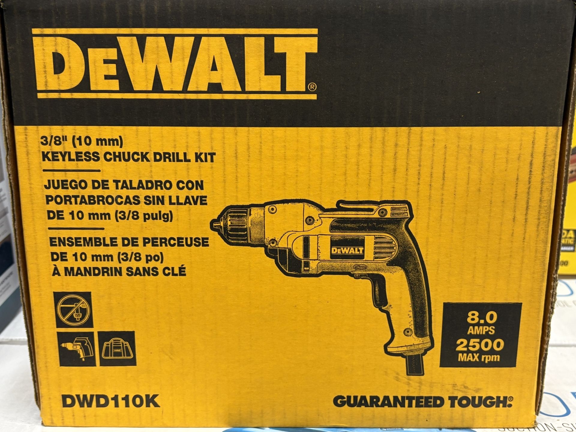 DeWalt Keyless Chuck Drill Kit 