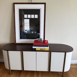 Crate & Barrel Avedore 64” Media Console - Natural Wood (Retail $1799) 