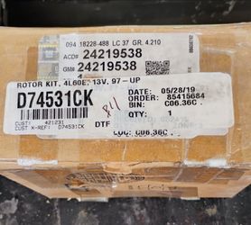 Automatic Transmission 17.9545 mm Fluid Pump Rotor Kit 4L60- GM ((contact info removed)8)
- (contact info removed)8