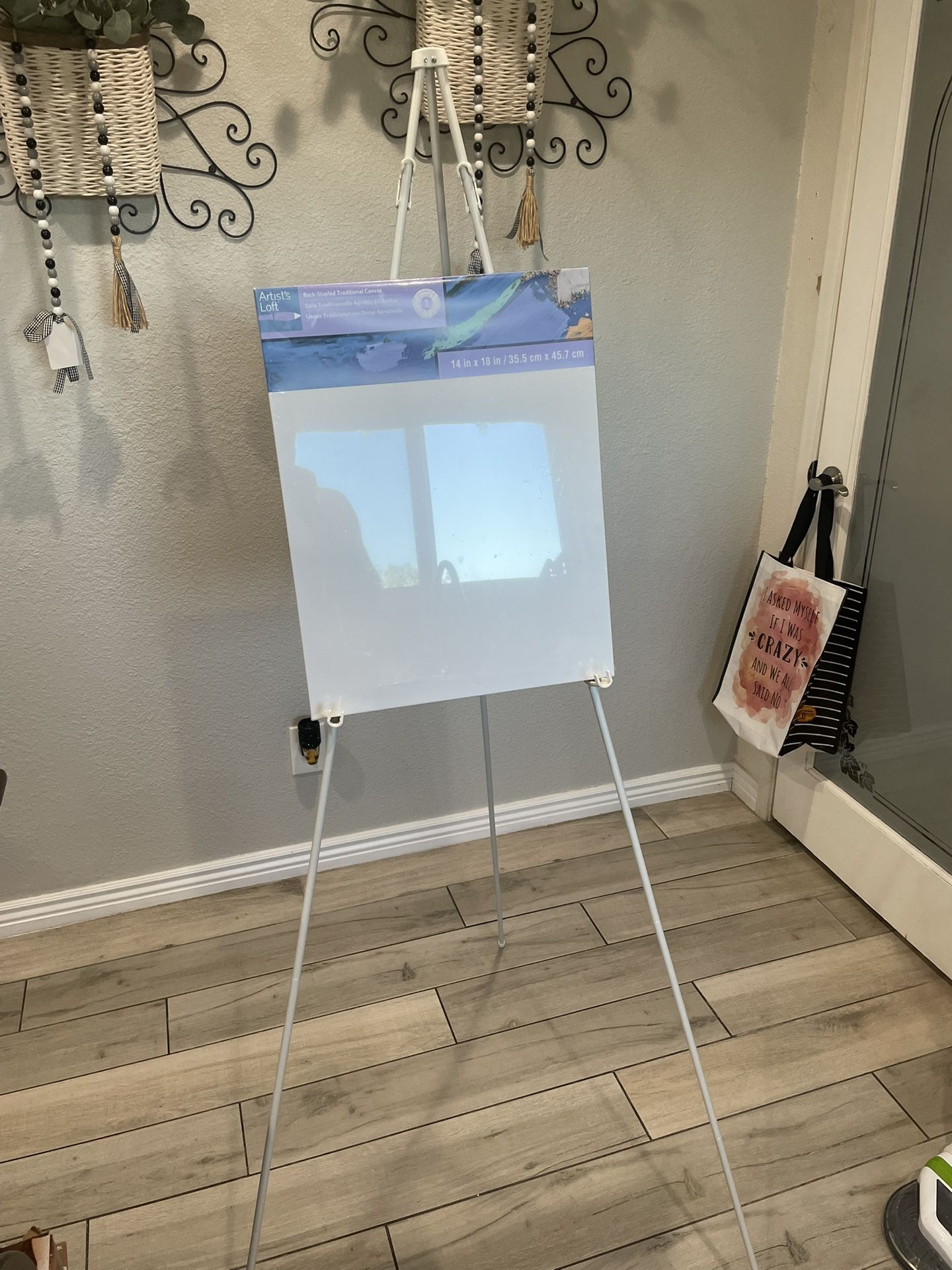 White Easel