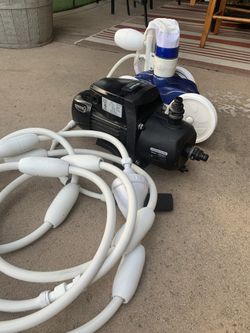 Polaris 280 Pool Sweep Pool Cleaner And Booster Pump