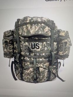 Genuine US MILITARY MOLLE II, ACU, Large Rucksack Field Pack, With Frame, Complete Setup, ‘NEW’