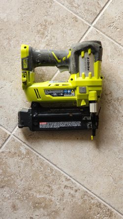 Ryobi 18 Volt 18 Gauge Brad Nailer
