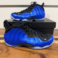 Nike Air Foamposite One “Royal / International Blue” (2024) - Dark Neon Royal / White-Black - USED / MINT CONDITION (MENS SIZE 12) 