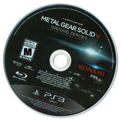 Metal Gear Solid V: Ground Zeroes (Sony PlayStation 3, 2014) !!!Disc Only!!!