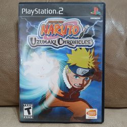 Naruto Uzumaki Chronicles For Playstation 2 PS2