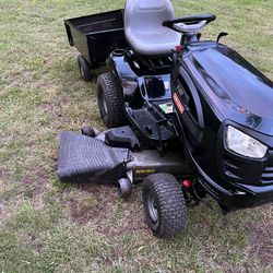 Craftsman Yt4500 Riding Mower 54inch Cut With Cart 