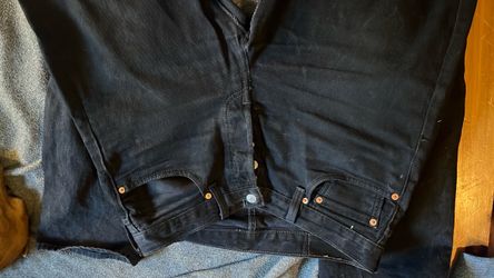 Levi Strauss Men’s 501 Black Jeans