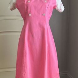 Vintage Dunkin Donuts Server Dress