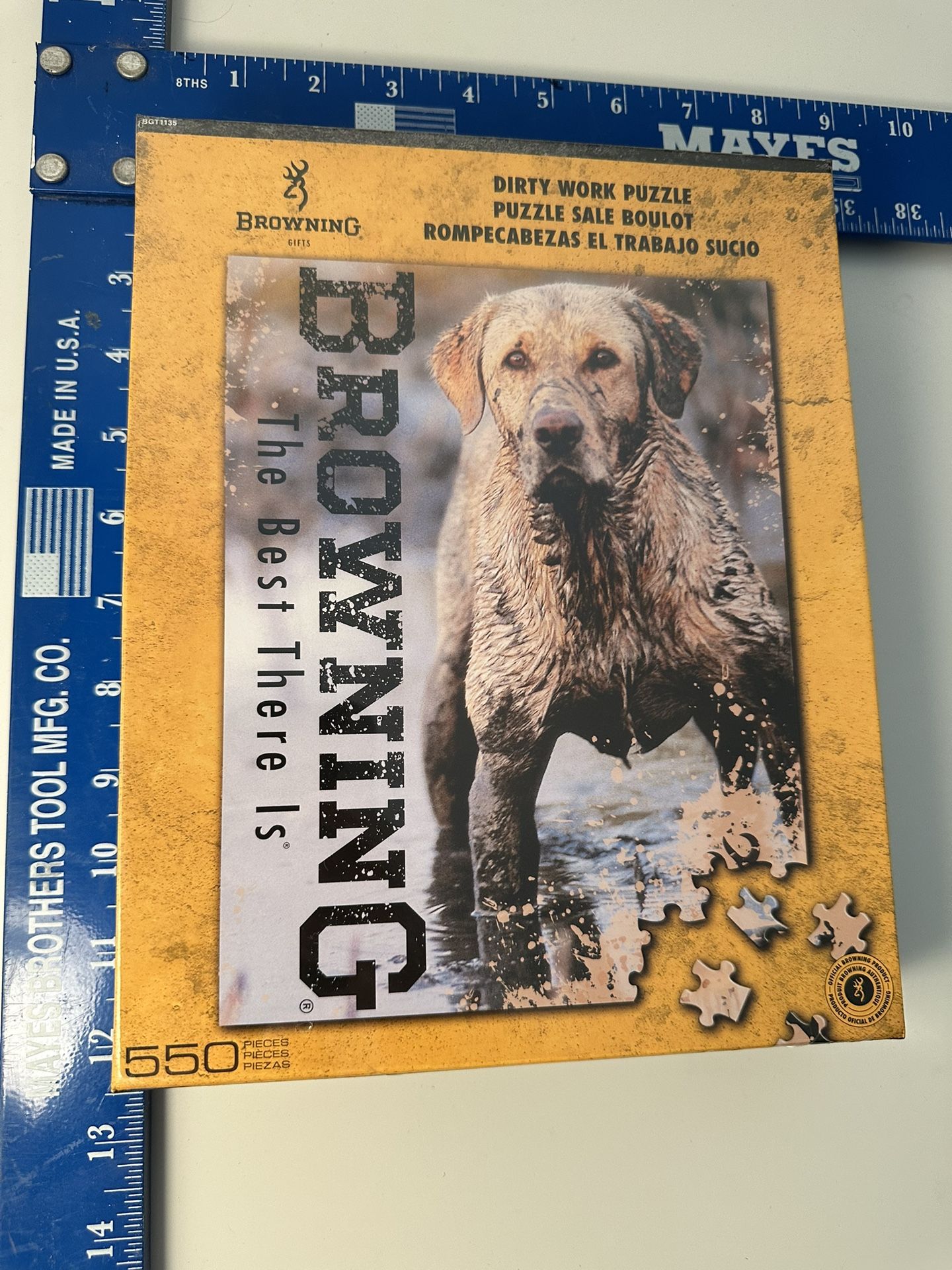 Browning Puzzle - Dirty Dog Golden Retriever 
