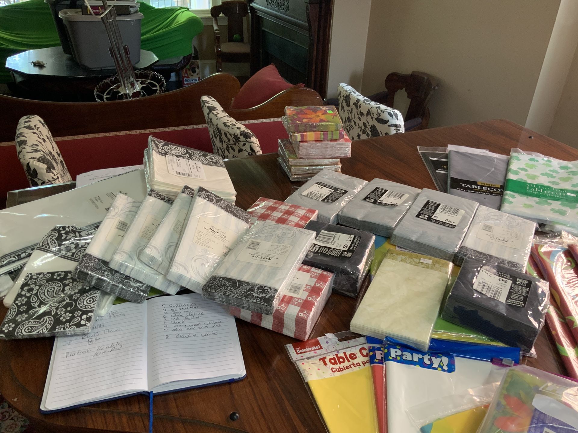 Party supplies perfect for the Fourth of July or any occasion graduation family reunion