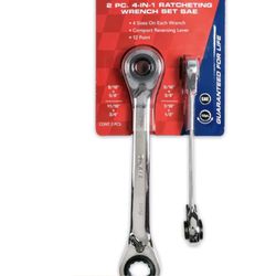 Ratcheting Wrench Set